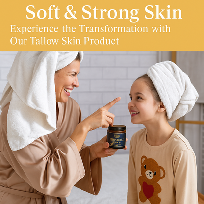 Organic Grass-Fed Beef Tallow With Raw Honey