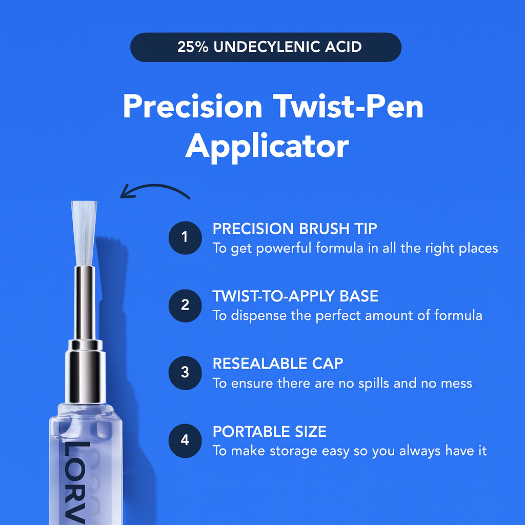 Lorvessa™ Antifungal Pen - 26% Undecylenic Acid